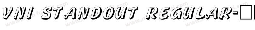 VNI Standout Regular字体转换